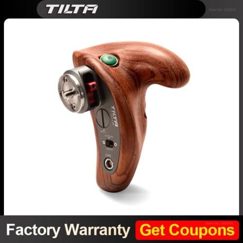 TiLTA NEW TT-0511-R Wooden handle handgrip w/ REC Trigger Right handle For SONY A7 RED ARRI MINI BMD Canon film camera rig