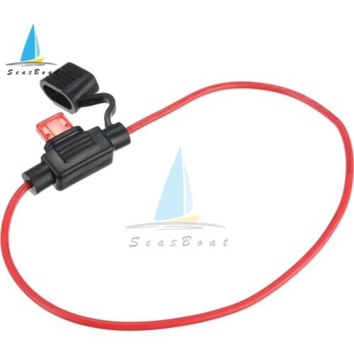 Waterproof Power Socket Mini Blade Type In Line Fuse Holders Fuse Car Replacement Fuses Car Fuse Socket 10A