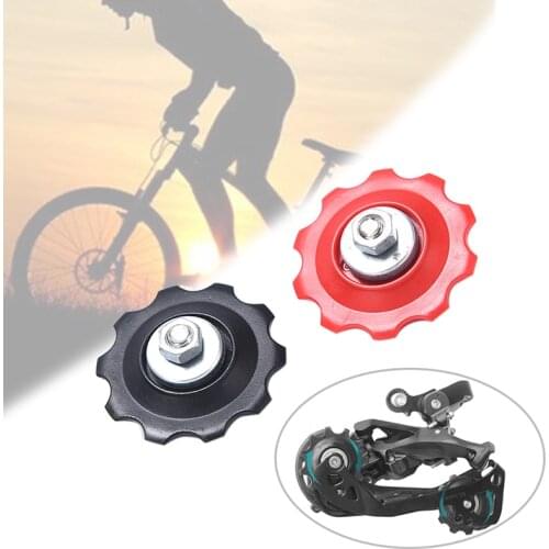 1pc 10T Ultralight MTB Plastic Bike Bearing Jockey Wheel Rear Derailleur Pulleys Outdoor Bicycle Parts New