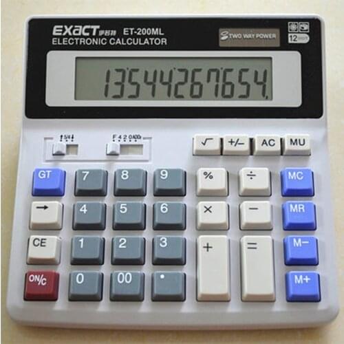 2018 Graphic Calculatrice Financial Calculator Office Business Calculator Computer Keys Solar Two Power Calculadora
