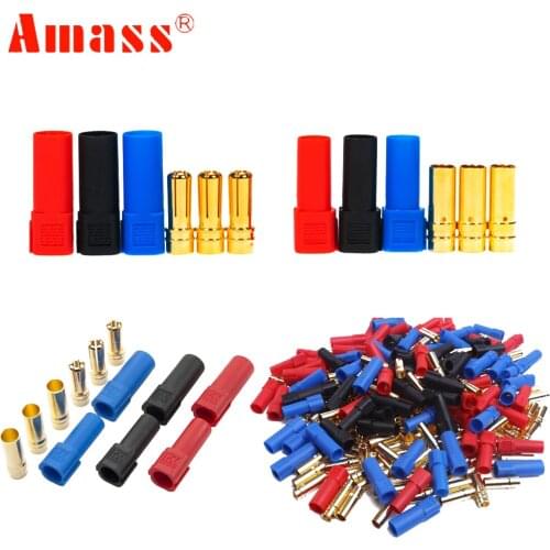 9pair/lot AMASS XT150 Connector Adapter Plug 6mm Male Female Plug 120A Large Current High Rated Amps For RC LiPo Battery DIY
