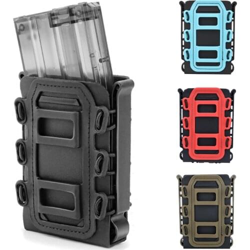 Outdoor Fast Magazine Pouch Quick Release Tactical Mag Nylon Holster Case Box Replacement for Molle System Belt