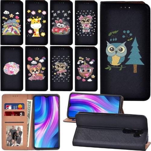 Anti-fall Flip Case for Redmi Note 8T/8 Pro/9/9S/9 PRO/9 PRO MAX/10X (4G) EVA Cute Pattern Luxury Phone Cover Case