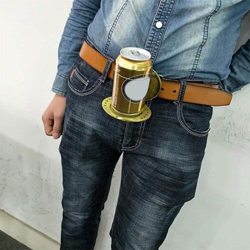 Portable Water Bottle Belt Clip Holder Beer Head Belt Cans Buckle Cup Holder On Belt Drink Water Bottle Rack Holder For Belt