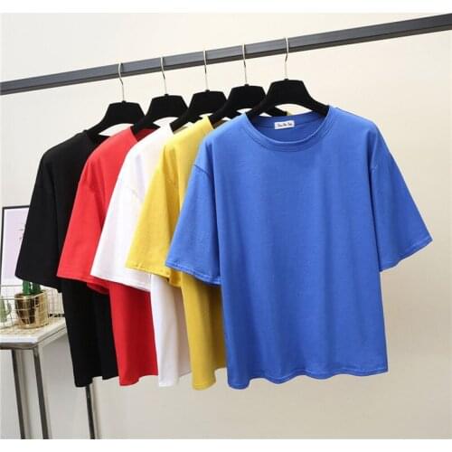 High Quality Plain T Shirt Women Modal Elastic Basic Cropped Short T-shirts Female Casual Tops Short Sleeve T-shirt Women Tees