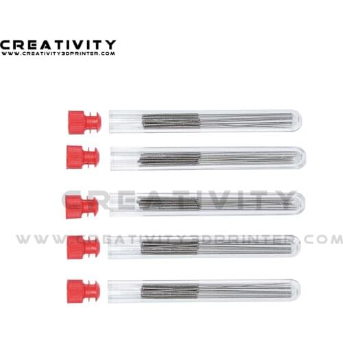 Creativity 10PCS Stainless Steel Cleaning Needle 0.2mm 0.25mm 0.3mm 0.35mm 0.4mm Part Drill For V6 Nozzle 3D Printers Parts