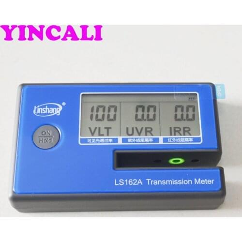 High Quality LS162A Window Tint Meter solar film transmission meter measure VL,UV,IR wavelength Resolution 0.1
