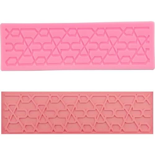 Craft Graphics Totem Lace Silicone Fondant Soap 3D Cake Mold Cupcake Jelly Candy Chocolate Decoration Baking Tool Moulds FQ2319