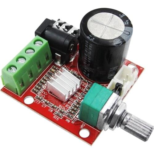 1pcs 12V Mini Hi-Fi PAM8610 Audio Stereo Amplifier Board 2X10W Dual Channel D Class Lowest Price
