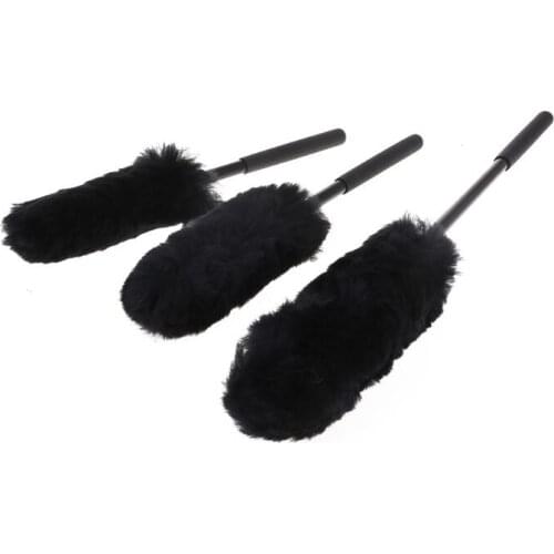 Pack of 3 Wheel woolies | Car Alloy Cleaning Brushes E7CA