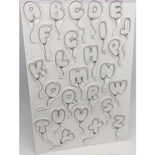 Letter Clear Stamp Or stamp for DIY Scrapbooking/Card Making/Kids Fun Decoration Supplies A416