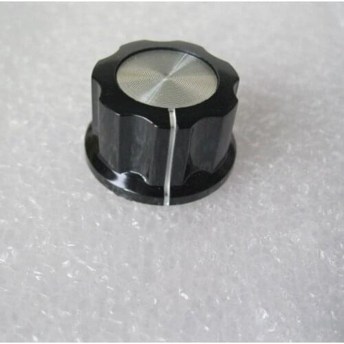 10pcs MF-A03 A03 potentiometer knob Bakelite knob potentiometer knob aluminum cap bakelite supporting 3590S potentiometer