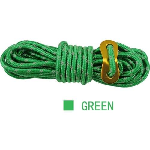 4 Colors Climbing Rope Outdoor Rock Climbing Rope 4mm Diameter High Strength Survival Paracord Safety Rope Cord String Hiking