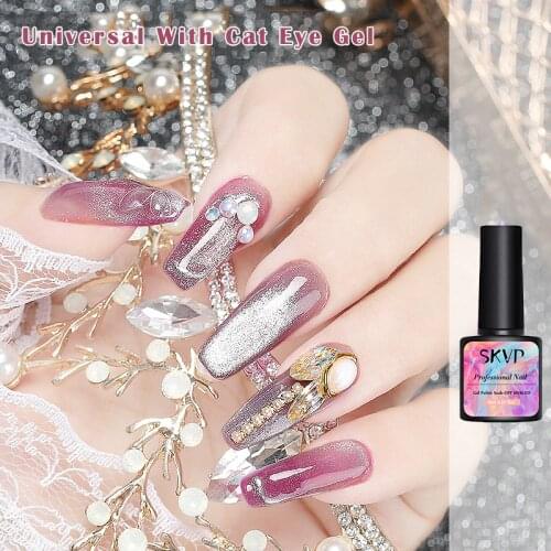 SKVP Overlay Cat Eyes Gel Polish Hybrid Transparent Nails For Magnetic 8ML Spar Varnishes Soak off Enamel UV Gel Nail Polish
