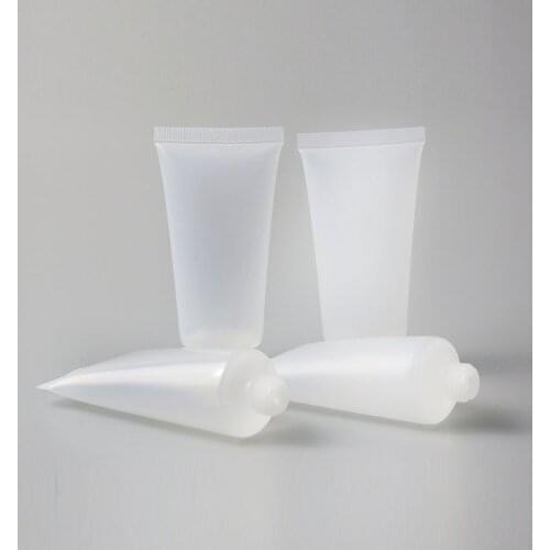 30pcs Refillable Tube Dull Polish Empty Cosmetic Bottle Soft Tube with Cap Travel Squeeze Make Ups Container 30g 30ml