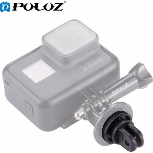 PULUZ Mini 1/4 inch Screw Tripod Mount Adapter for GoPro Hero 5 Black edition/HERO6/5/4/3/Xiaoyi/DJI OSMO Action/2.2cm Diameter