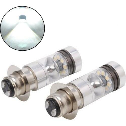 BA20D H6 2323 20SMD LED 100W Motorcycle Fog DRL Brake Parking Light Lamp Bulb