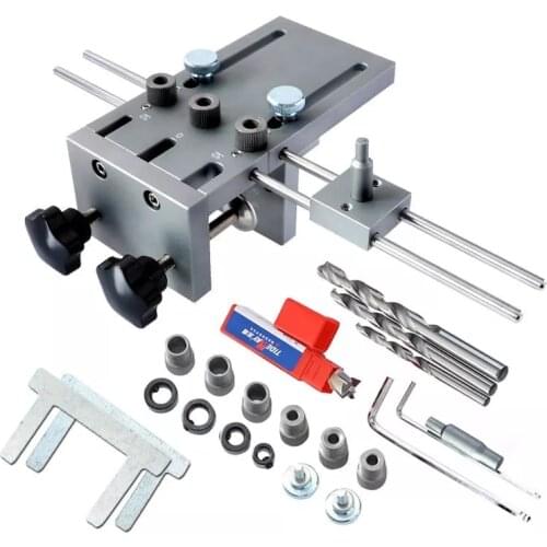 Dowelling Jig for Furniture Fast Connecting 3 In 1 Woodworking Drill locator for punching