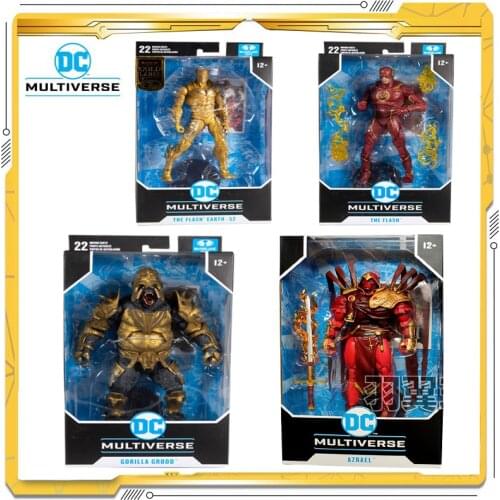 7inch Mcfarlane DC The Red Death The Flash Gorilla Grodd Azrael Model Toy Action Figures Toys For Children Gift