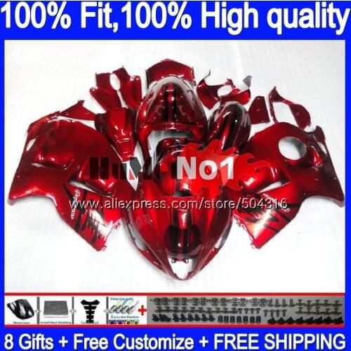 Injection For SUZUKI GSXR 1300 Hayabusa 2008 2013 2014 2015 2016 30MC.221 Candy red GSXR-1300 GSXR1300 08 13 14 15 16 Fairing