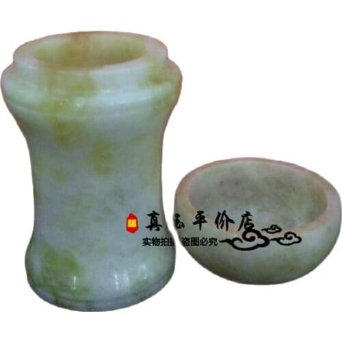 Chinese Hand Carved Jade toothpick box, natural jade toothpick box