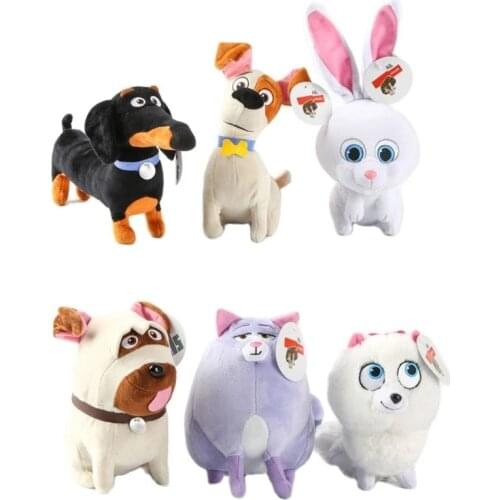 New 6''15cm Ty Beanie the Secret Life of Pets Plush Toys Rabbit Snowball Lovely Soft Toy Stuffed Animal Doll Collectible Gift