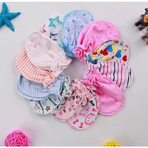 Baby girls and boys Anti scratch gloves ,0-6 months infant Luvable Friends newborn Mittens nursling Scratch Mittens