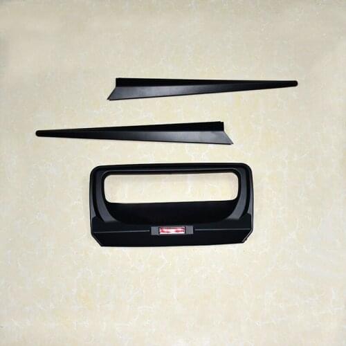 FIT FOR 2012-2017 RANGER Black Rear trunk lid ABS Back trunk lid back rear trim FOR ranger accessory accessories T6 T7 XLT