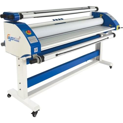 Pvc Flex Banner Lamination Machine Fayon 1.6M Roll Laminator With Air Cylinder 5 Feet Cold Laminator