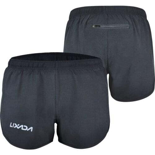 Lixada Men 2 in 1 Running Shorts with Liner Quick Dry Gym Sports Athletic Shorts for Jogging Running Marathon Tennis