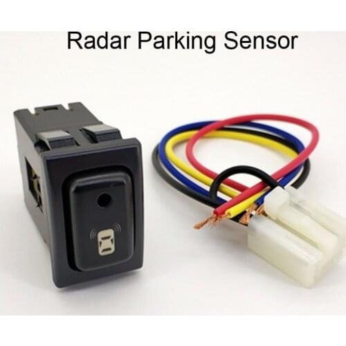 LED Spot Light Radar Parking Sensor Camera Recorder Monitor Fan Tailgate Trunk Switch Button Wire For Suzuki Liana