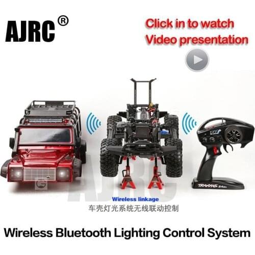 TRAXXAS TRX-4 Defender Bronco SCX10 AXIAL Tamiya D90 D110 Universal Wireless Bluetooth Lighting Control System