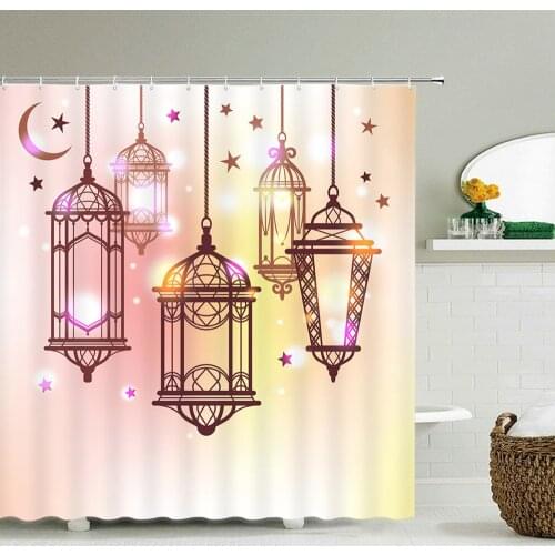 3D printing Flower pattern Bath Curtain 180x200cm Waterproof polyester fabric Shower curtain 3D Blackout curtain for bathroom
