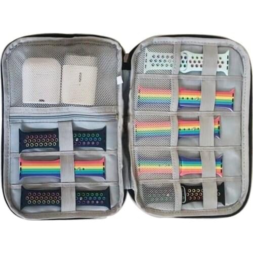 Waterproof Watchband Storage Case Watch Travel Pouch Organizer Forapple watch strap storage for Samsung Watch Strap Bag Durable