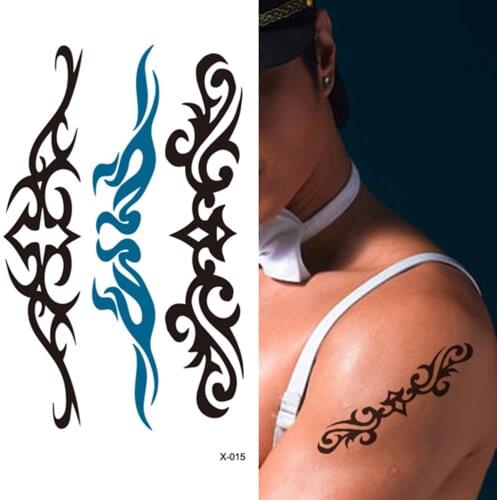 Waterproof Temporary Tattoo Sticker Totem Fake Tatto Men Women Tatouage Hand Foot Arm Chest Waist Tattoo Sticker