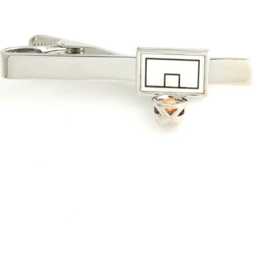 YHT-242 Novelty Basketball hoop,Cyclist,Track, Runway,Horsemanship Tie Clips,Tie Bar