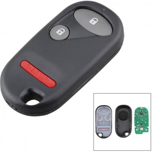 315Mhz 3 Buttons Replacement Remote Car Key Fob Transmitter Clicker Alarm for Honda NHVWB1U521 NHVWB1U523