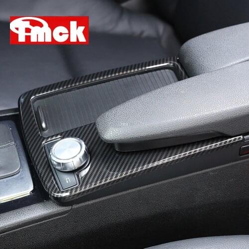 For Mercedes Benz C Class W204 C180 C200 C260 C300 2007-2013 E Class W212 2010-2011 ABS Car Center Console Water Cup Cover Trim