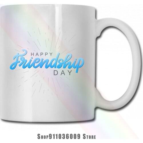 Happy Friendship Day mug cup tazas
