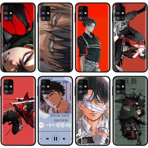 Attack On Titan Ackerman For Samsung Note 20 10 8 9 M02 M31 S M60S M40 M30 M21 M20 M10S F62 M01 Ultra Pro Plus Phone Case