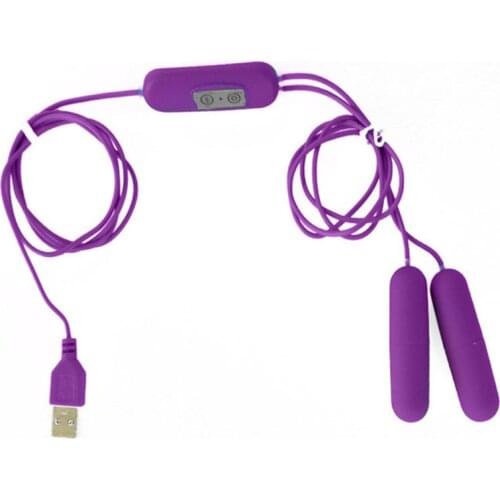 Double Jump Egg USB power Vibrator Clitoral G-Spot masturbation sex product remote control vibrating Bullet Sex Toys for Women