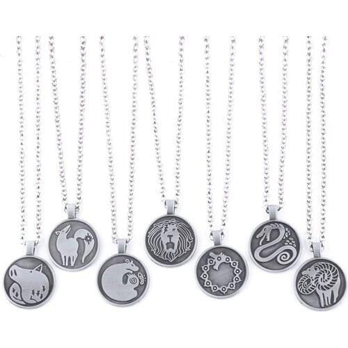 GameJewelry The Seven Deadly Sins Animals Necklace For Women Kids Gifts Cosplay