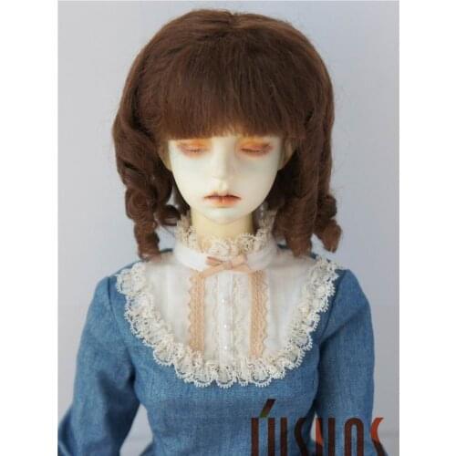 JD178 1/3 SD Doll wigs,Mohair BJD wig 8-9 inch roll wigs Doll accessories