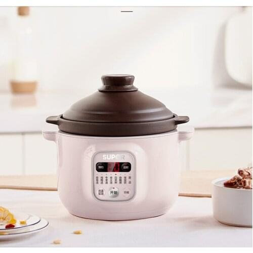 Suporelectriccookerceramic purpleclay pot soup pot birds nest health porridge artifact household automatic intelligent stew pot