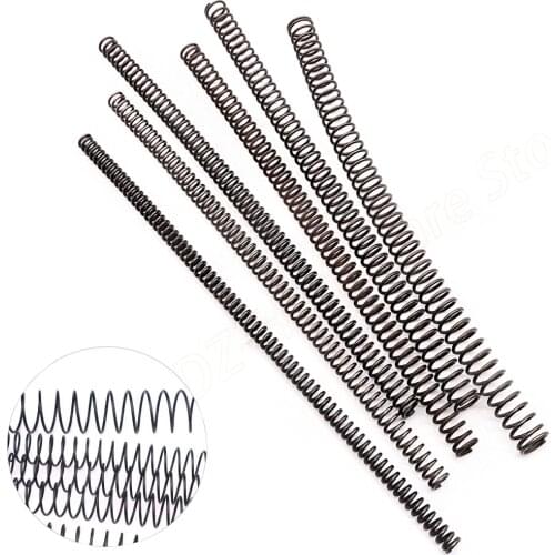 65Mn Manganese Steel Compression Spring Surface Blackening 0.3 0.4 0.5 0.6mm Wire Diameter 3-6mm Outer Diameter 305mm Length