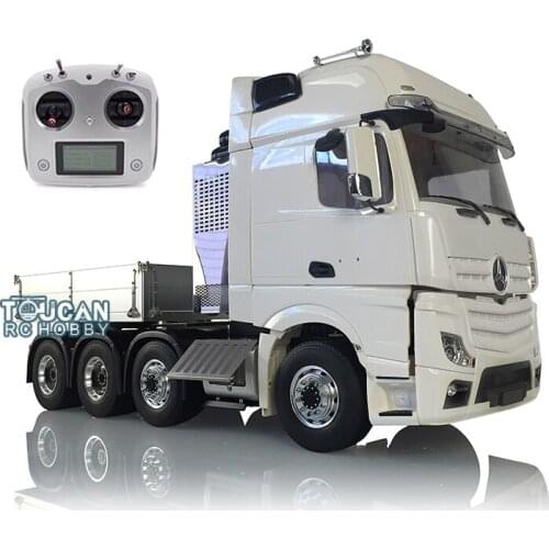 RC 1/14 LESU Metal Chassis Truck Hopper Sound Light Radio Hercul Arco Cabin THZH0739-SMT3