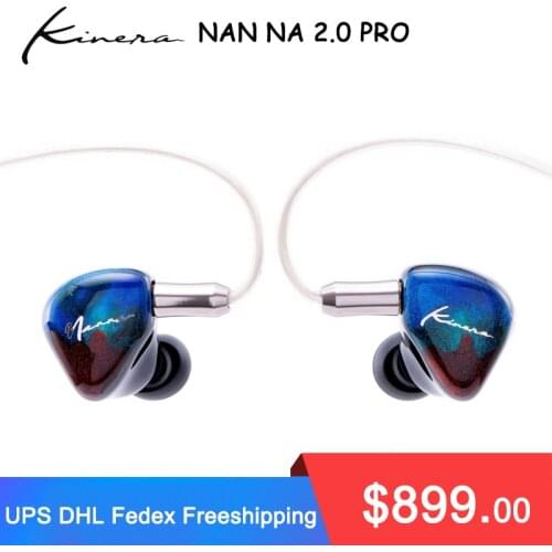 KINERA NAN NA 2.0 Pro 2EST+1DD+1BA In Ear Earphone HIFI DJ Monitor Earbuds with 2.5mm 3.5mm Adapter 0.78 2Pin Cable Headphone
