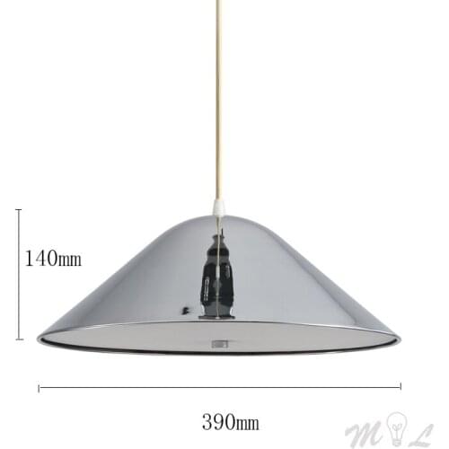 New Chrome Hanging Lamps Mirror Pendant Light for Living Room Bathroom Fixtures Modern Pendant Lamp Art Deco Kitchen Luminaire