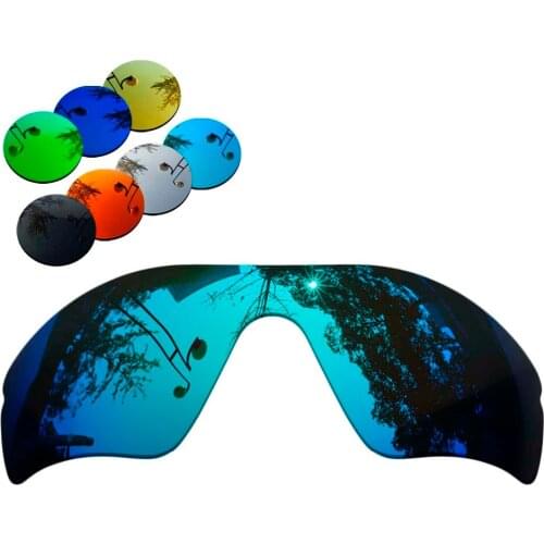 100% Precisely Cut Polarized Replacement Lenses for Radar Path Sunglasses Blue Mirrored Coating Color- Choices