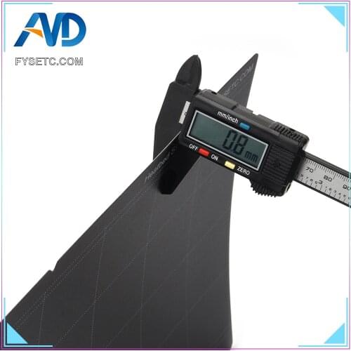 1pc Prusa i3 MK3 MK52 Sheet Heat Bed Platform 3D Printer Buildplate Black Sticker Sheet For Prusa i3 Mk3 Mk2.5 Heat Bed